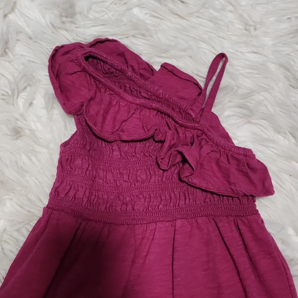 3T Old Navy one shoulder ruffled knit dress
